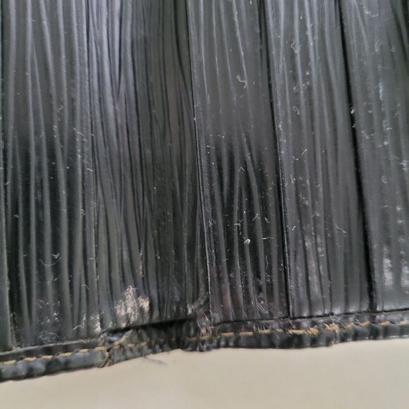 Fendi Vintage Pequin Wallet Canvas Leather Wallet Black Purse Bifold Compact - Picture 5 of 16